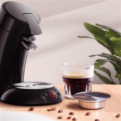 Capsules de café réutilisables en acier inoxydable, compatibles avec Senseo HD7801, filtre à café