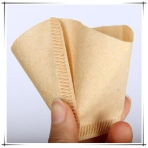 N ° 101 coulé main papier café filtre main goutte à goutte plié pour filtre bol café infusé machine-outil cuisine Cafe