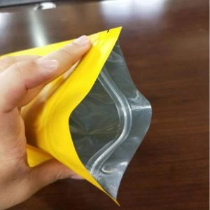 Emballage biodégradable de sachet à thé de papier d'aluminium de pyramide de logo fait sur commande, emballage en nylon d'enveloppe de sachet à thé