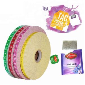 Personnalisé, impression d’étiquette de sachet de thé