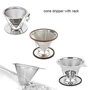 Goutte à café en acier inoxydable